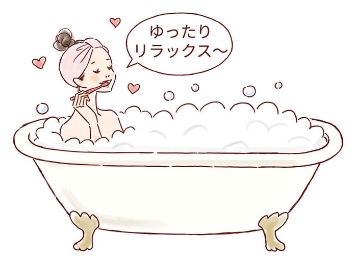 お風呂でゆっくりリラックス