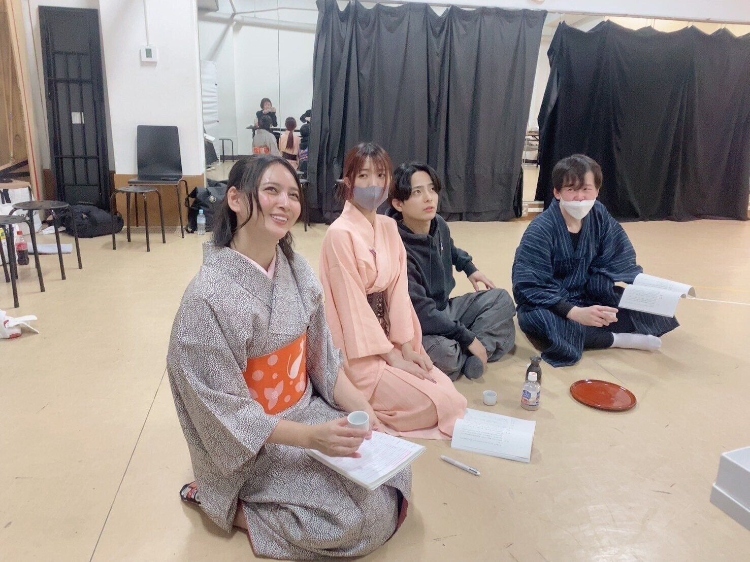 1月から始まる舞台の稽古風景。