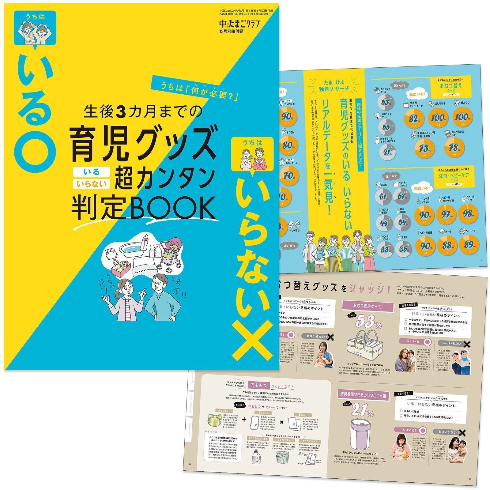 【別冊付録】生後3カ月までの育児グッズ いる いらない 超カンタン判定BOOK