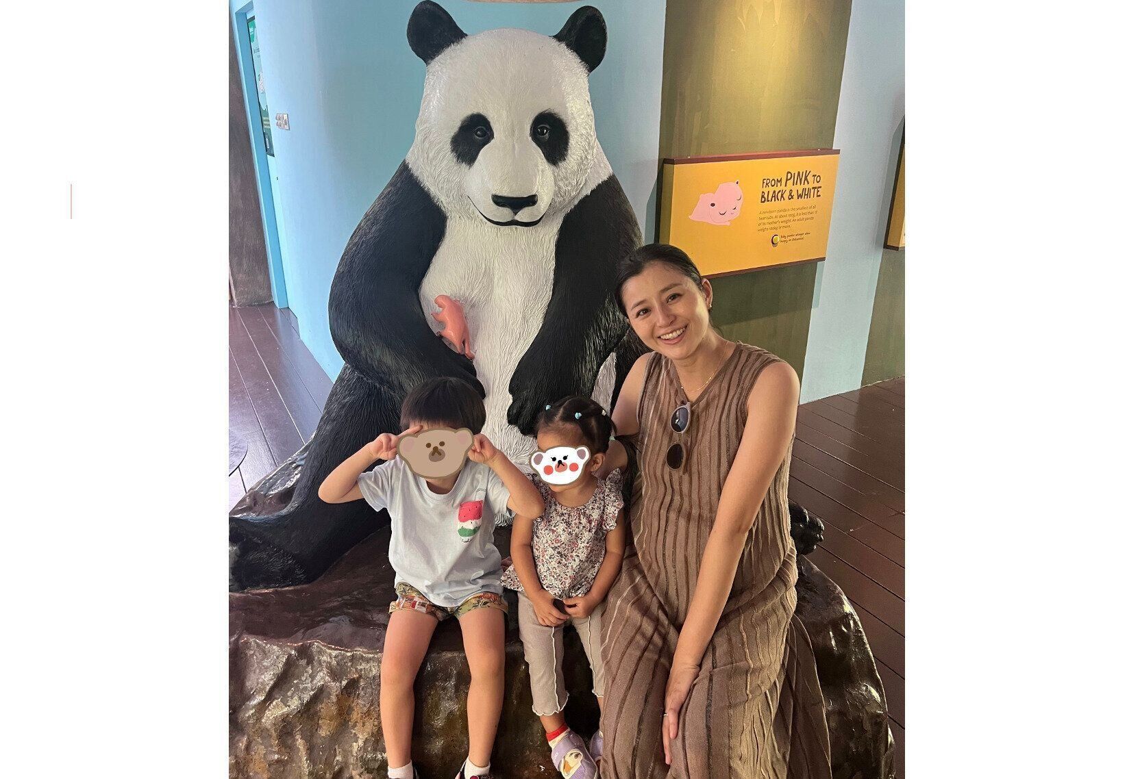 妊娠中に、上のお子さんたちと一緒にお出かけ。