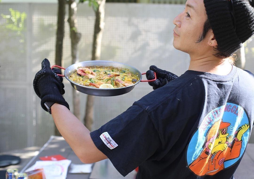 ▽stay home期間にお家でパエリア