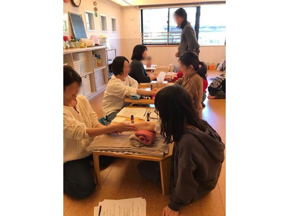 「ほぷふる」で開催したアロマ講習会の様子