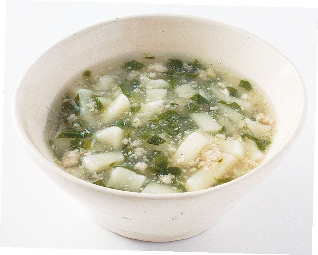 ひき肉とほうれん草の煮込みうどん （離乳中期 7～8カ月ごろ）