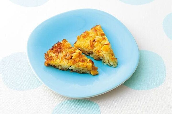 ツナとコーンのハッシュドポテト 大人2人 子ども1人分 幼児食レシピ たまひよ ツナとコーンのハッシュドポテト 大人2人 子ども1人分 幼児食レシピ たまひよ