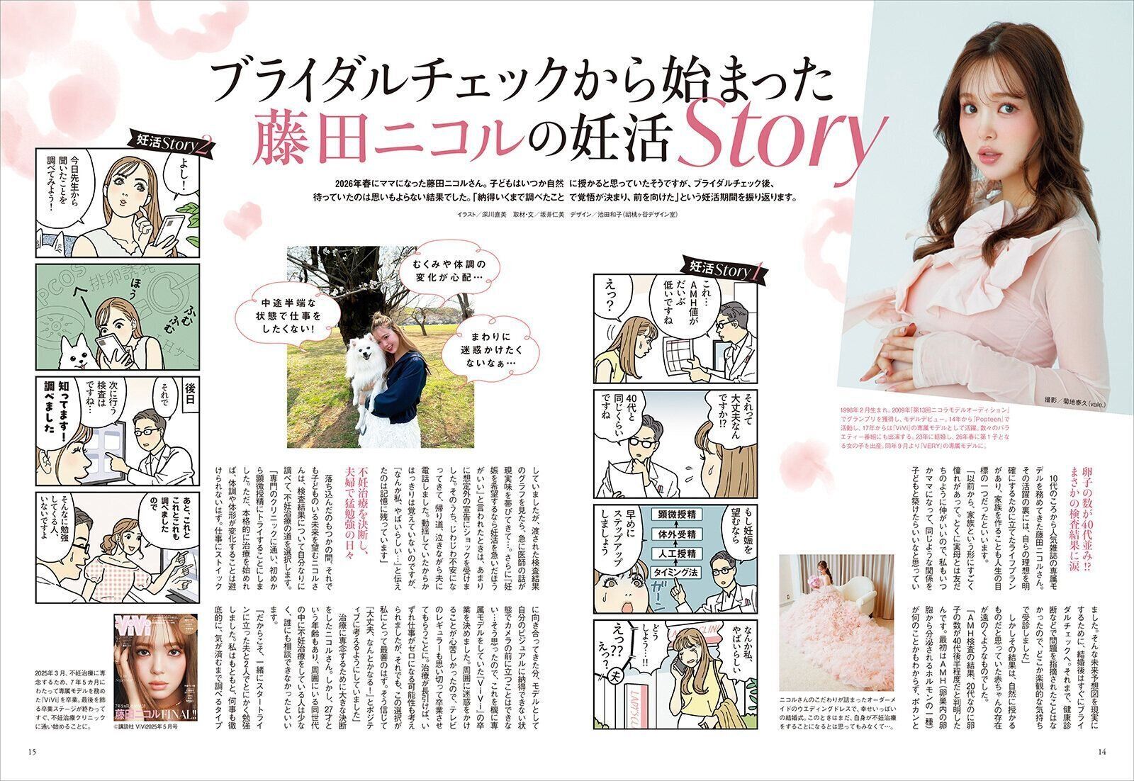 【インタビュー】ブライダルチェックから始まった 藤田ニコルの妊活Story