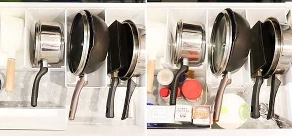 フライパンや鍋の収納に便利なカインズの「Skitto(スキット)」