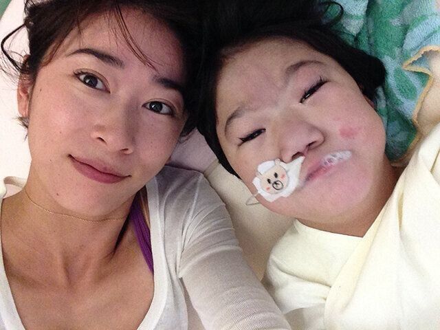 命に関わる大きな手術前日の友岡さんとじゅのちゃん