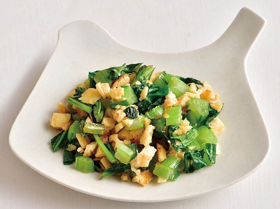 小松菜と油揚げのみそ炒め （離乳完了期 1才～1才6カ月ごろ）