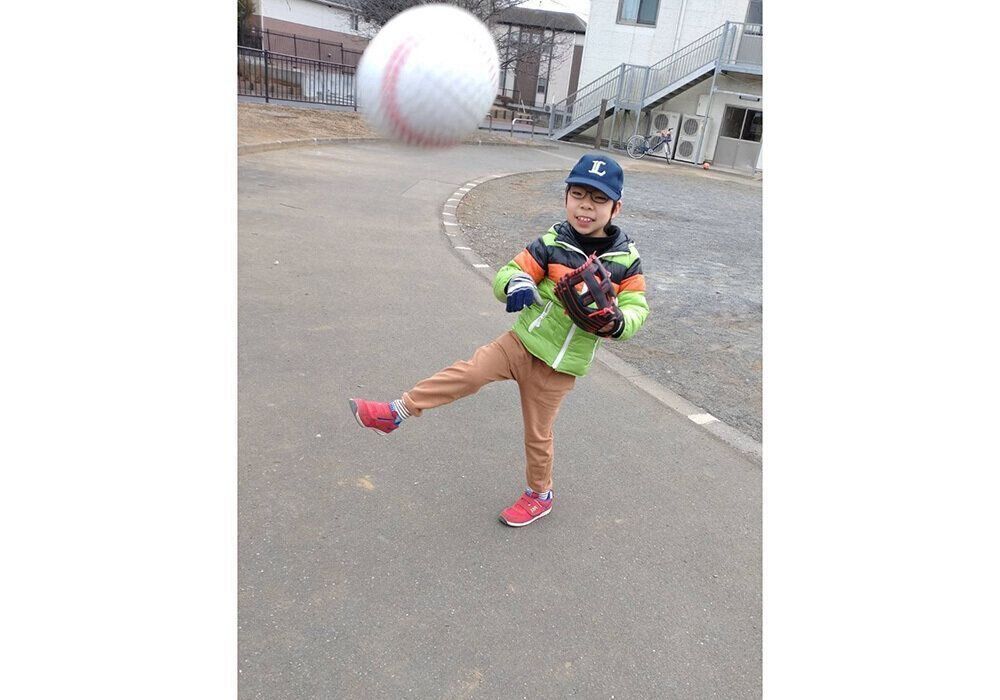 野球が大好きな修司くん