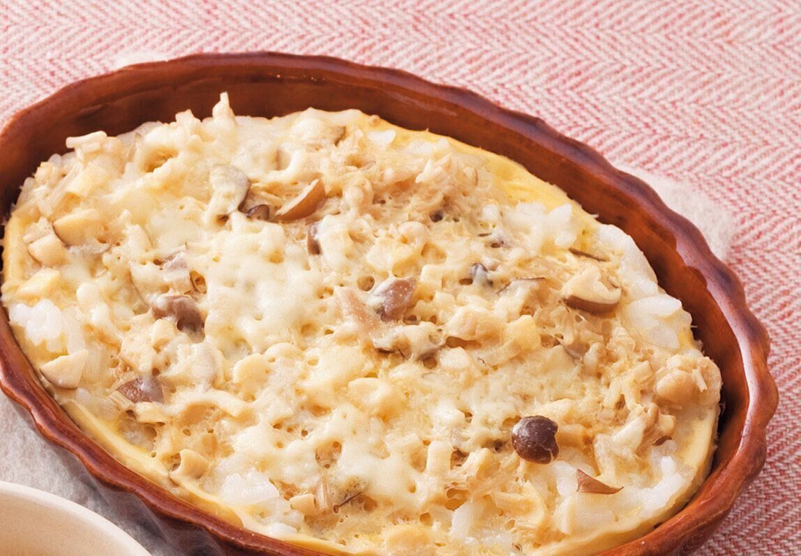 きのこのドリア風 （離乳完了期 1才～1才6カ月ごろ）