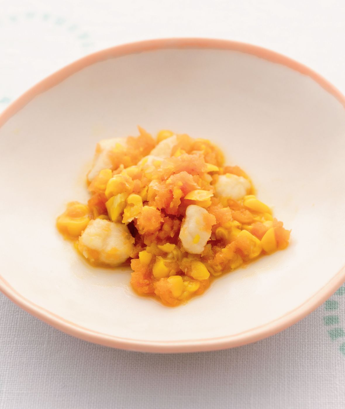 かじきとコーンのキャロットおろしソテー 作り方 レシピ 離乳食後期9 11ヶ月ごろ たまひよ かじきとコーンのキャロットおろしソテー 作り方 レシピ 離乳食後期9 11ヶ月ごろ たまひよ