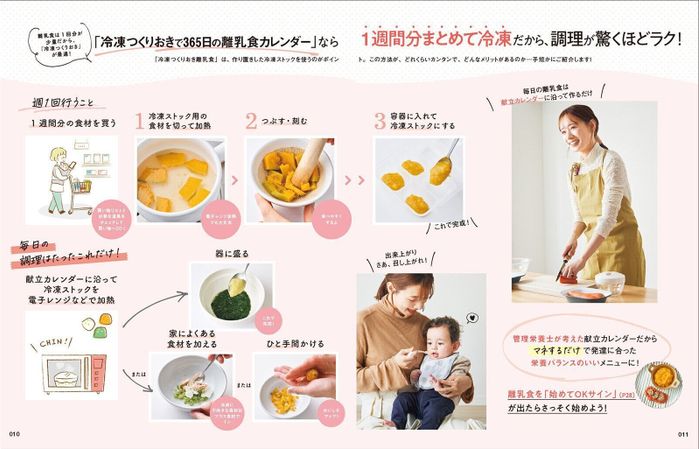 1週間分まとめて冷凍だから調理が驚くほどラク!