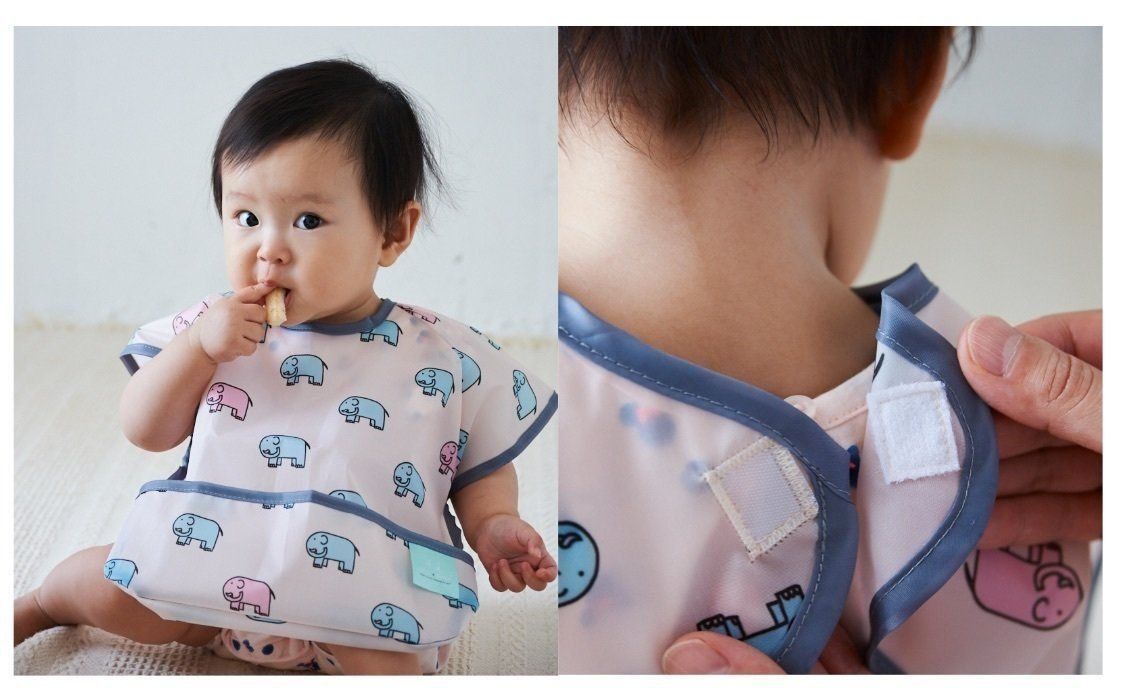 離乳食エプロン着せやすい