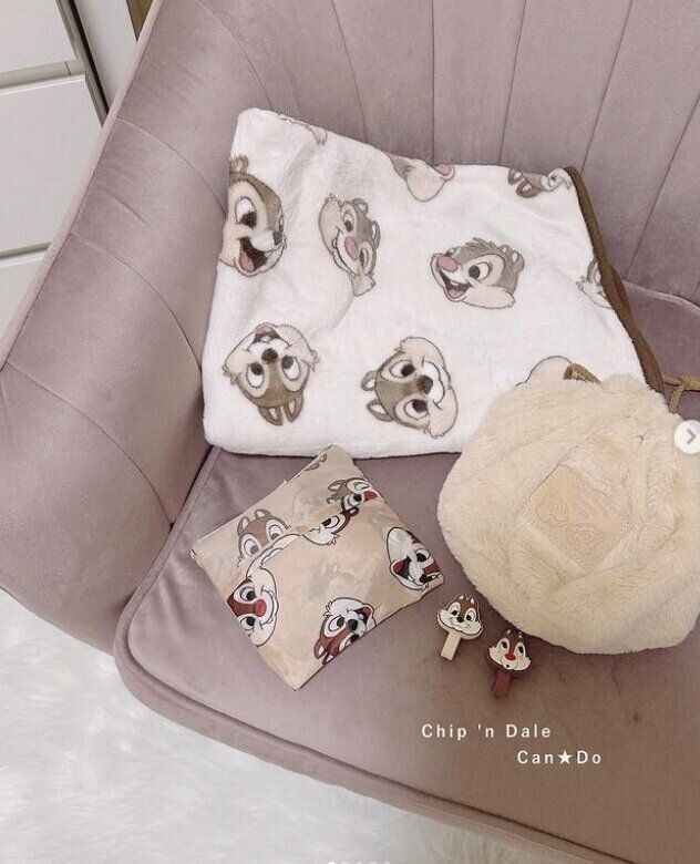 セール！チップ&デール　パン　ブランケット　コロネ　かわいい　きれい セール！チップ&デール パン ブランケット コロネ かわいい