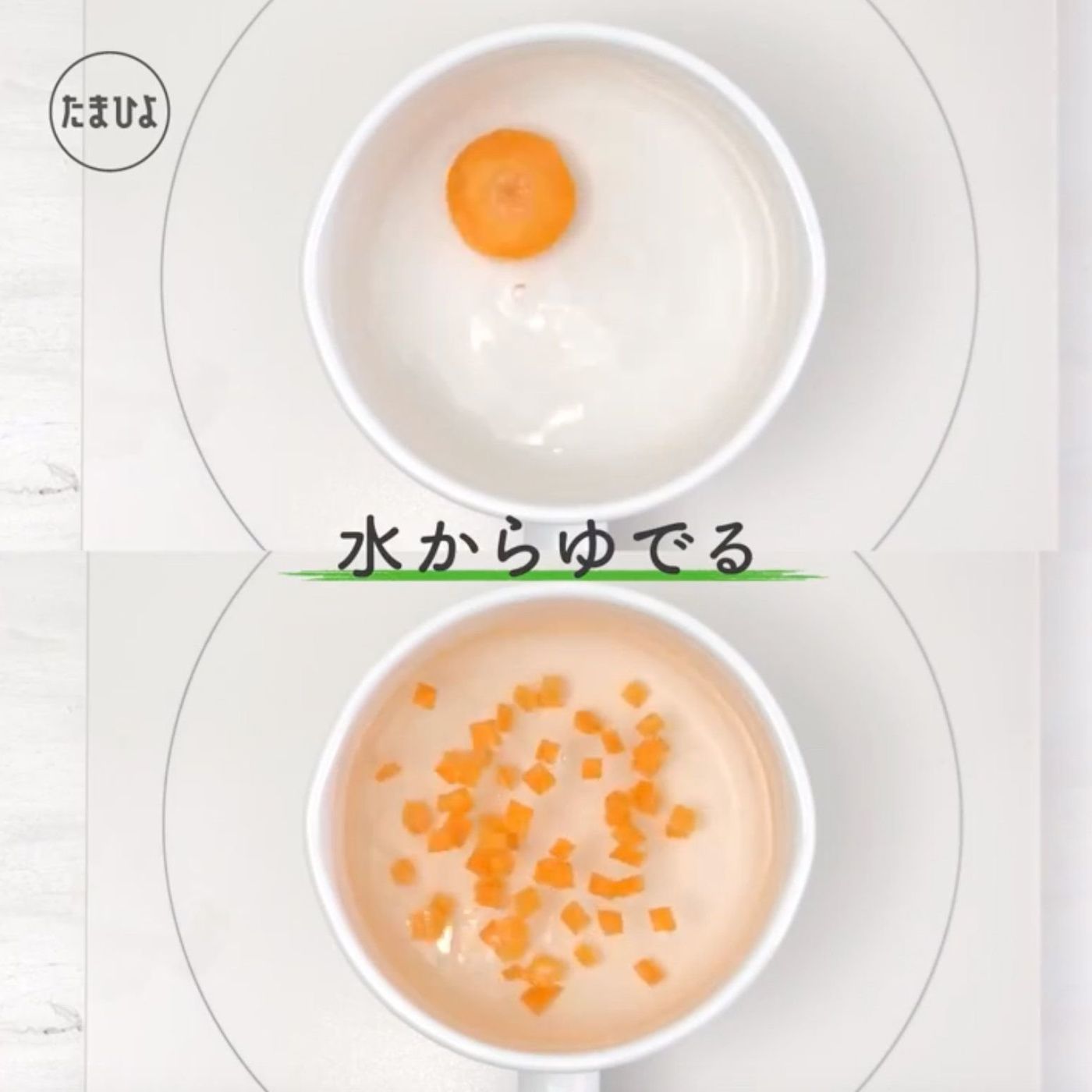にんじんのゆでくらべ つぶしやすさ 離乳食初期 5 6ヶ月ごろ 動画 たまひよ にんじんのゆでくらべ つぶしやすさ 離乳食初期 5 6ヶ月ごろ 動画 たまひよ