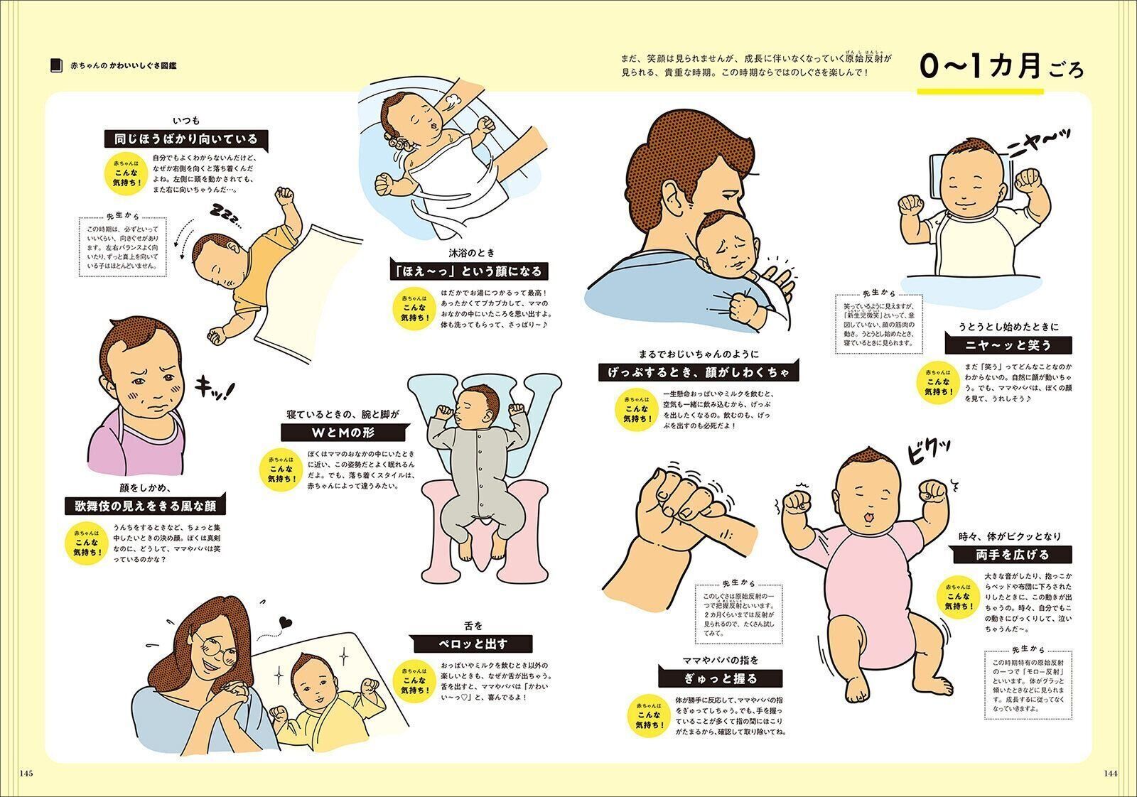【特集】0～3カ月赤ちゃんのかわいいしぐさ図鑑