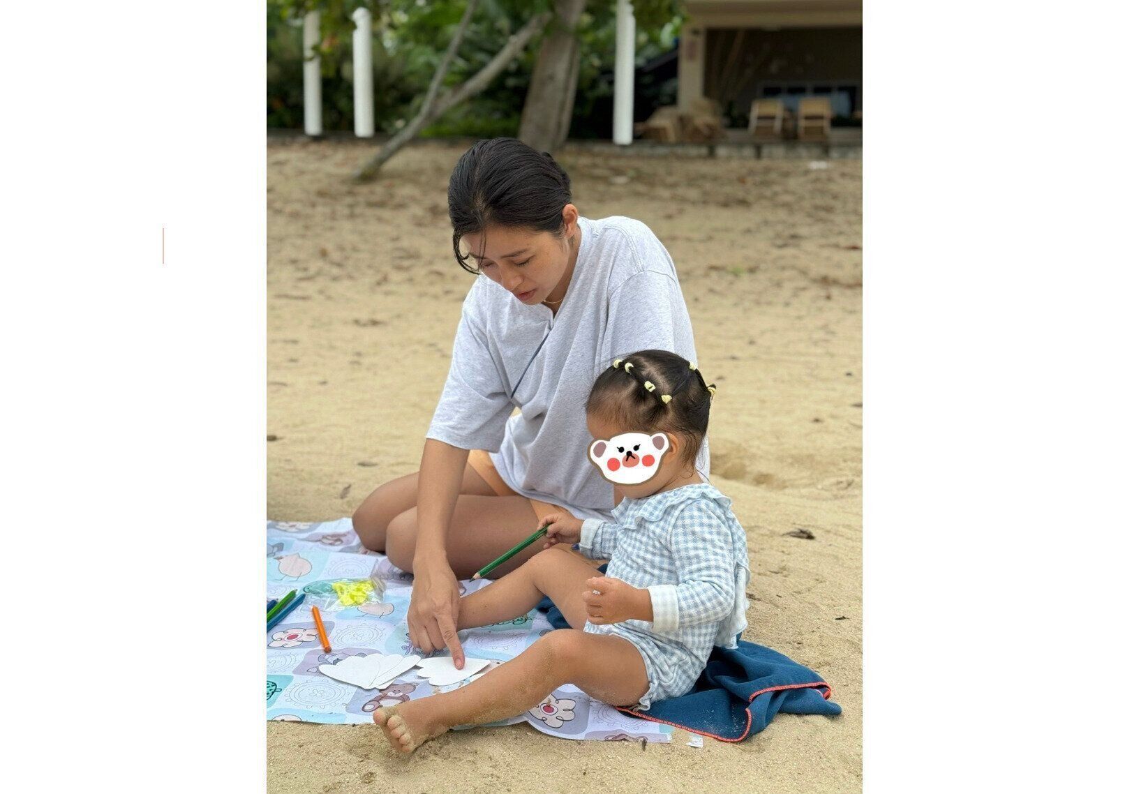 第2子の遠足でビーチへ。