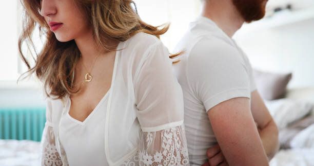 関係での問題を持っているカップル