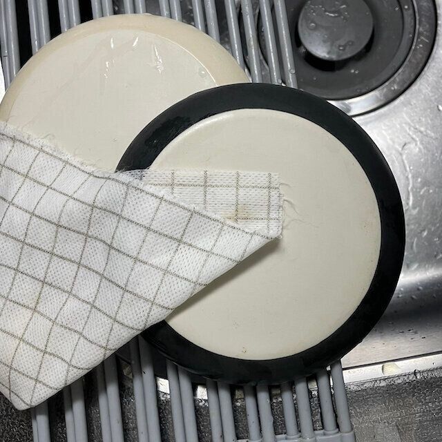 抗菌 カット式台ふきんを食器拭きに