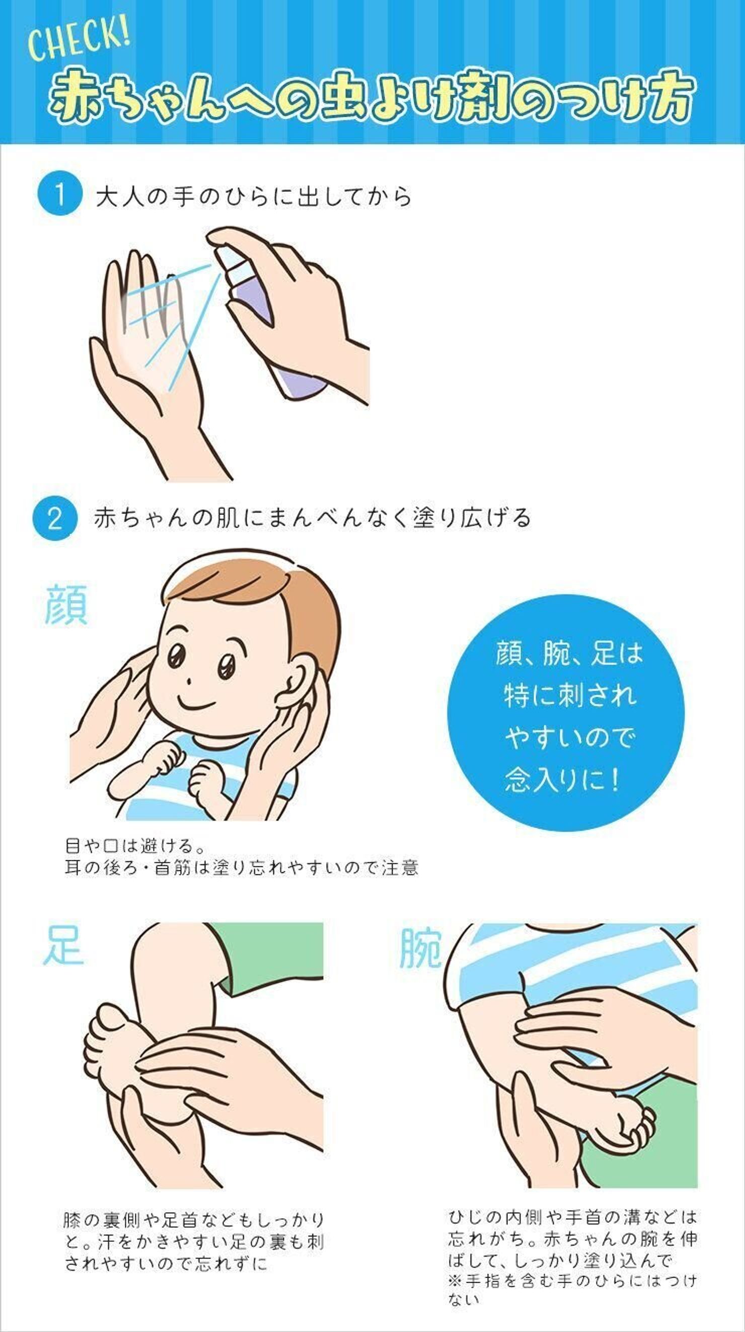 知ってる つもり が一番危険 赤ちゃんの虫よけ剤 意外と知らない使い方 専門家監修 たまひよ 知ってる つもり が一番危険 赤ちゃんの虫よけ剤 意外と知らない使い方 専門家監修 たまひよ