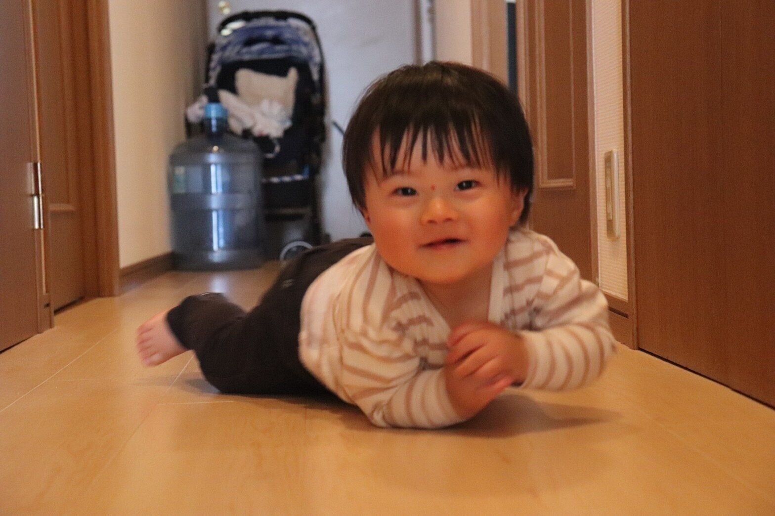 たまひよ成長日記 10カ月と６日ごろ 古田島柚樹くんの成長の様子 発育 発達編 たまひよ