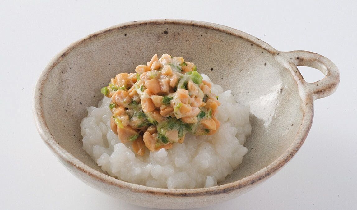 納豆とオクラのネバネバ丼 （離乳中期 7～8カ月ごろ）