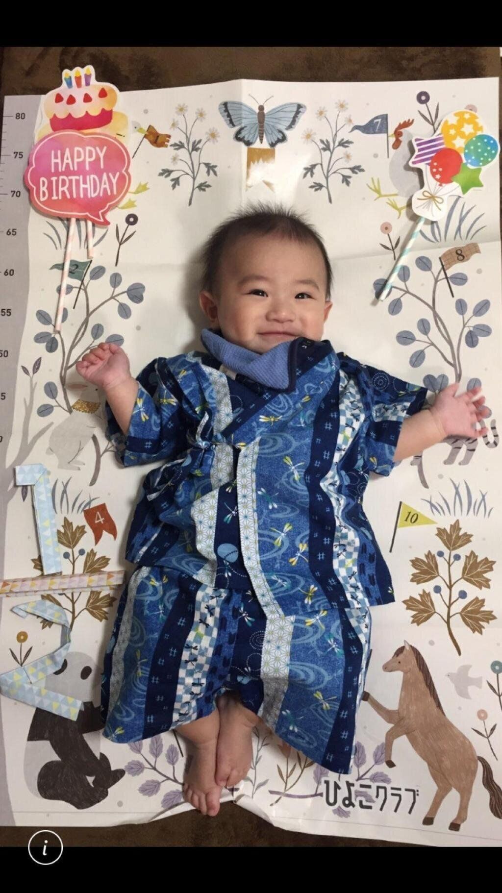 【エントリーNo.11】ハーフバースデーの記念に！ 　Photo by つかささん