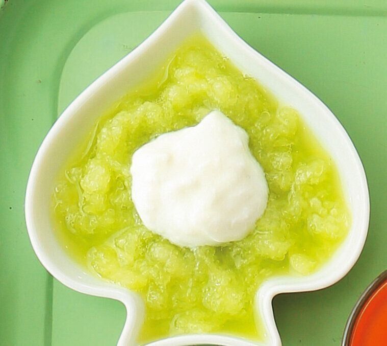 きゅうりのヨーグルトソース （離乳中期 7～8カ月ごろ）