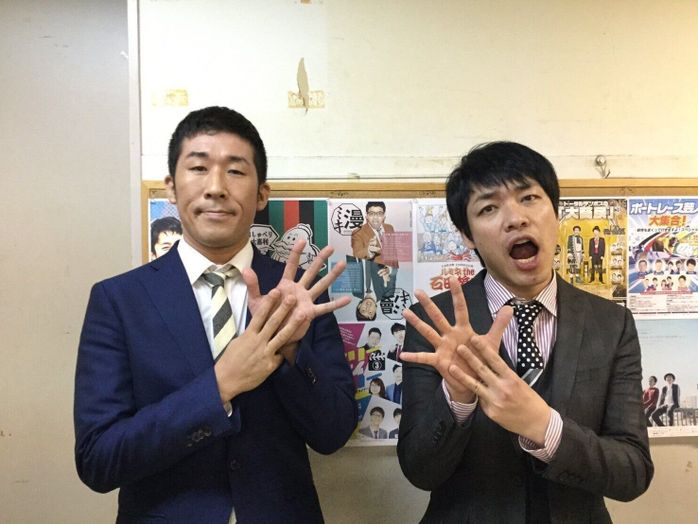相方の川島明さんと田村さん。
