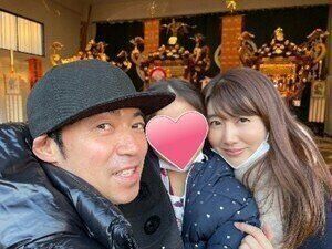 安めぐみさんの家族写真