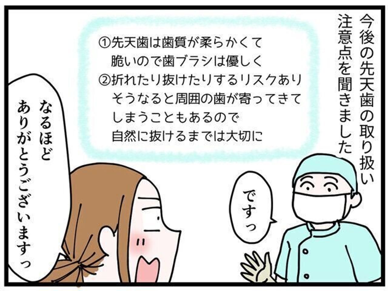 ハラハラ歯の話 生まれた時から歯が生えていた息子 後編 ハトコのドタバタ育児日記 たまひよ ハラハラ歯の話 生まれた時から歯が生えていた息子 後編 ハトコのドタバタ育児日記 たまひよ