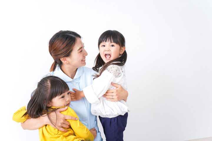 看護師と子供
