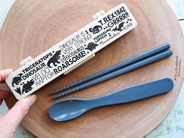 セリア　コンビセット　お箸とスプーンがセット