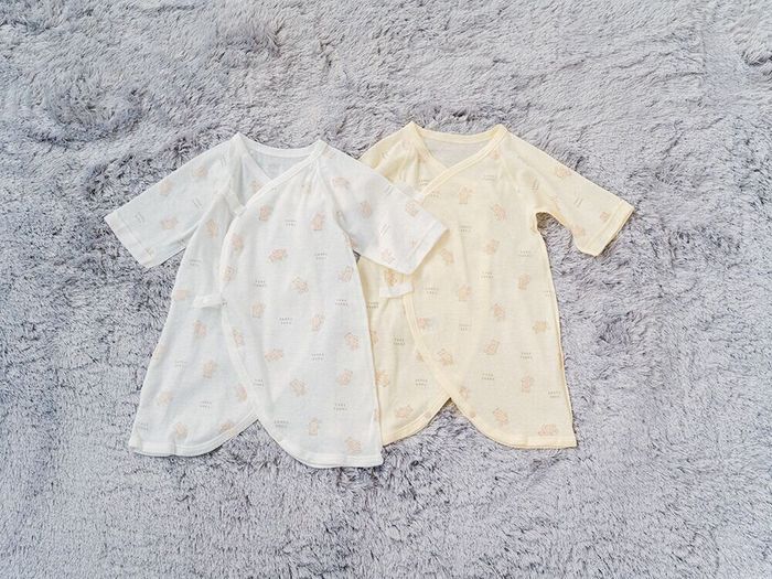 アカチャンホンポ コンビ肌着 2枚組 スナップタイプ ぬいぐるみ 長袖