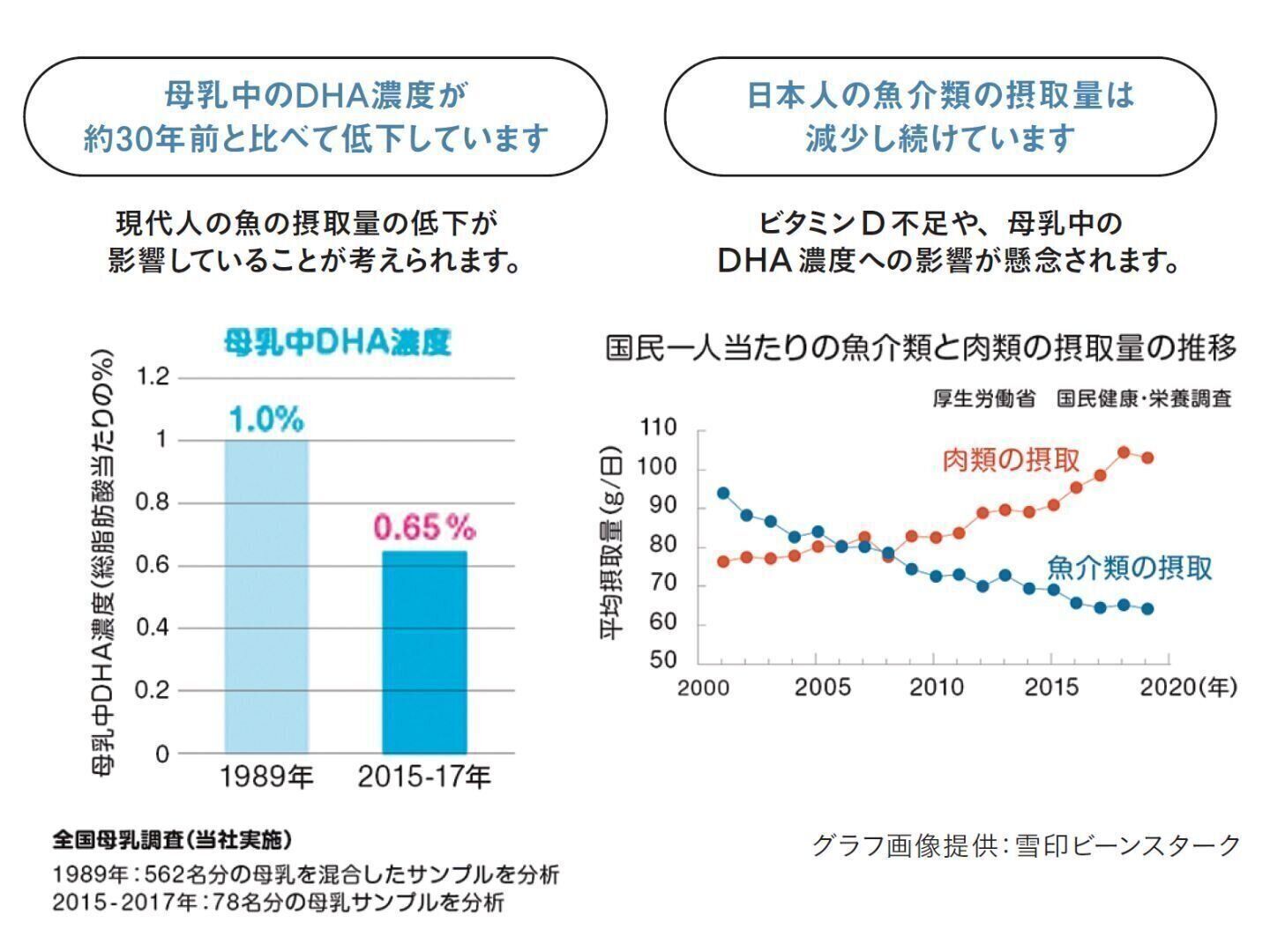 妊娠中~授乳期に積極的にとりたいDHA