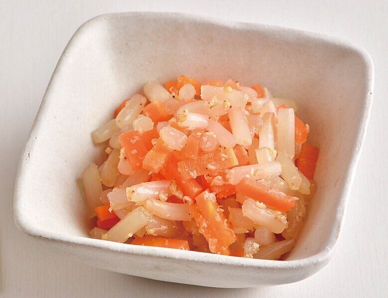 にんじんともやしのナムル （離乳完了期 1才～1才6カ月ごろ）