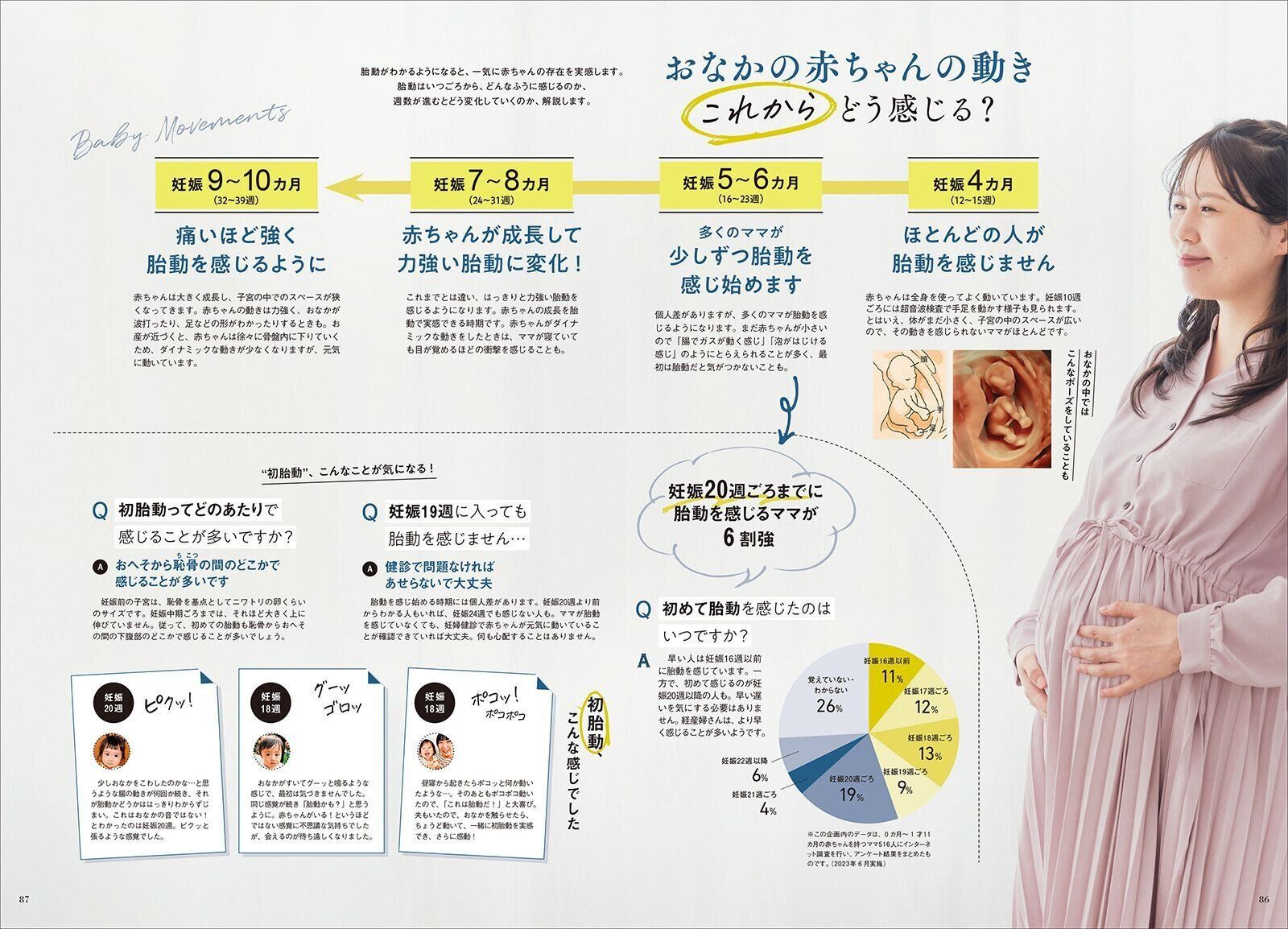 【特集】夫婦で感じる胎動 “おなかの中で今、何してる？”