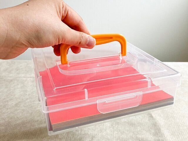 100均　3COINS おもちゃ収納　セリア  おりがみケース