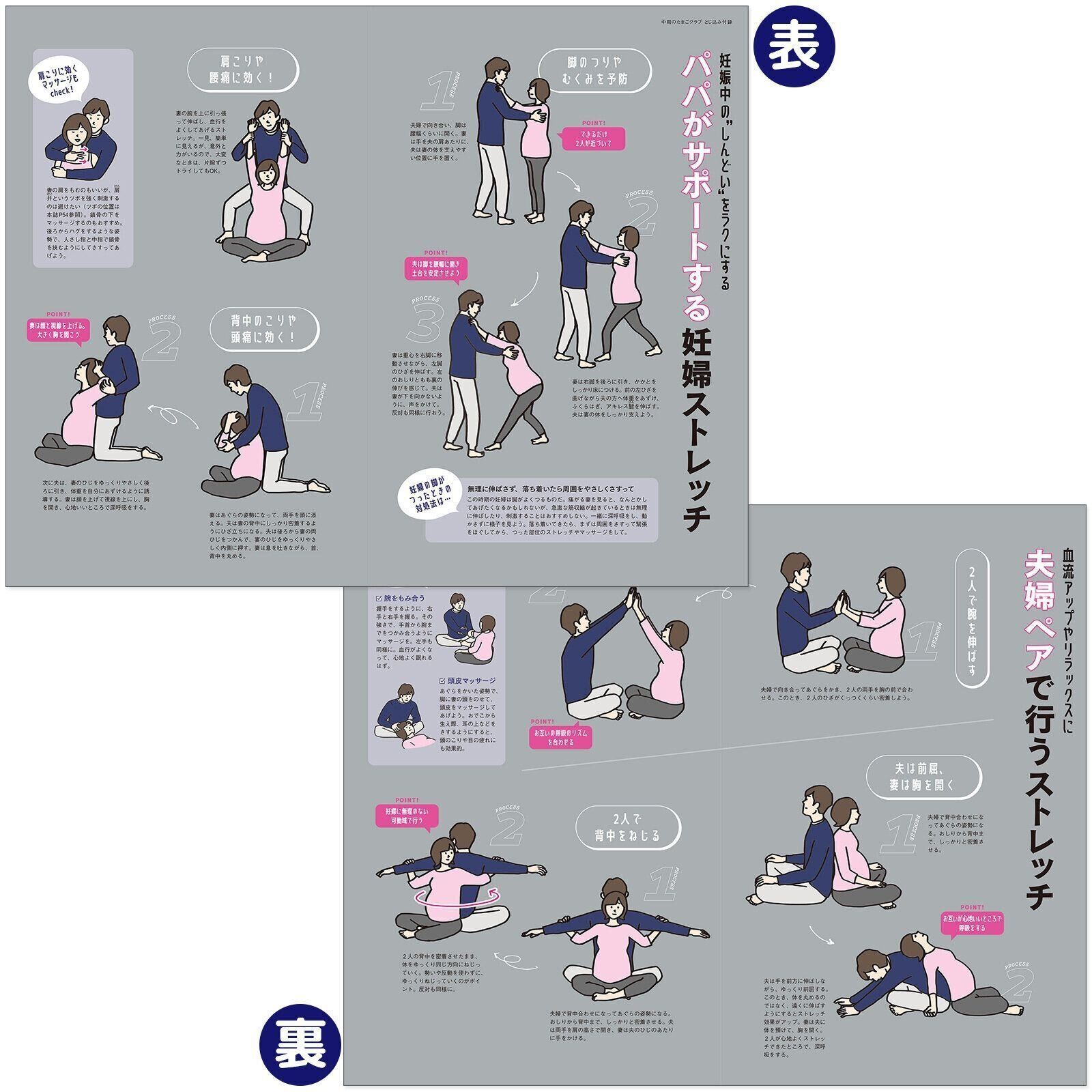 【とじ込み付録】夫婦で行うペアストレッチ