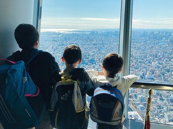 中2、小6、小4になった息子たち。スクスク育っています。(写真は小5、小3、小1のころ)