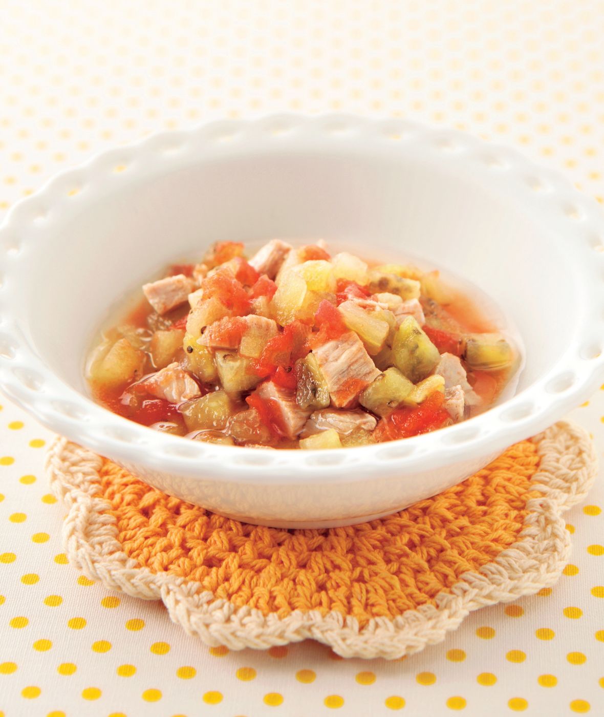 まぐろのラタトゥイユ 作り方 レシピ 離乳食後期9 11ヶ月ごろ たまひよ まぐろのラタトゥイユ 作り方 レシピ 離乳食後期9 11ヶ月ごろ たまひよ