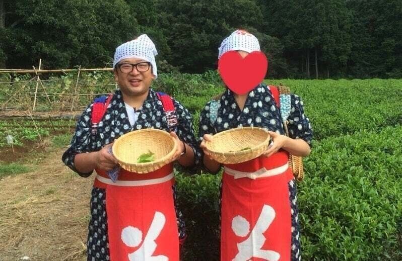 婚活バスツアーでの1枚。このとき、距離が縮まったそう。