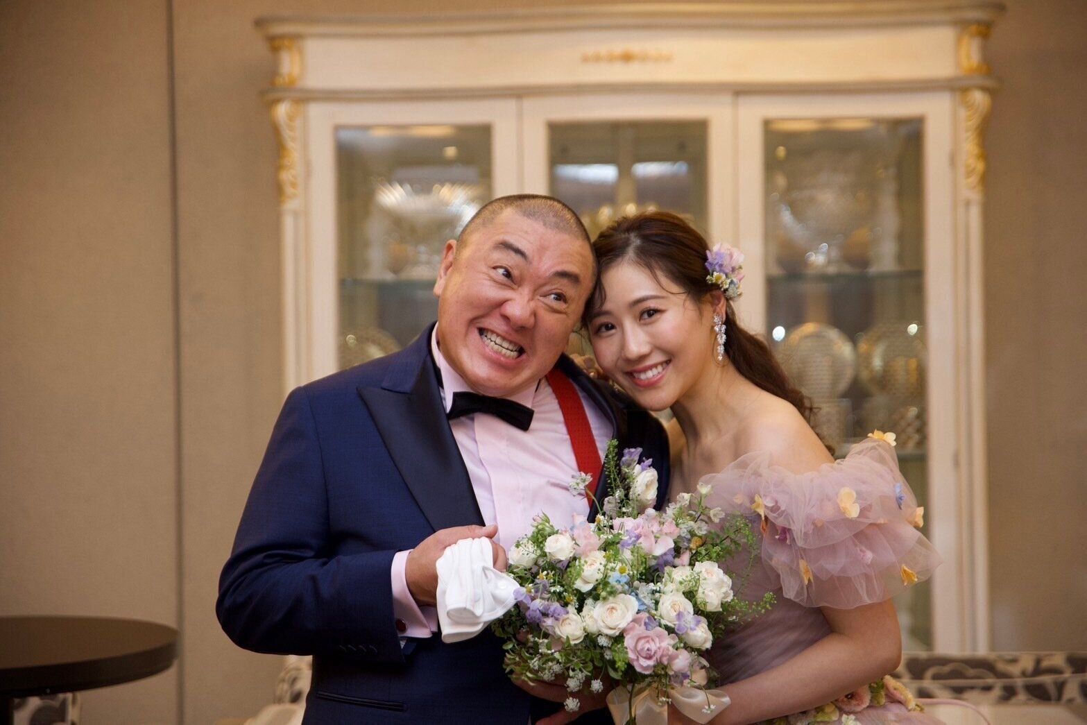 2023年に挙げられた結婚式での西野さんと山本さん。