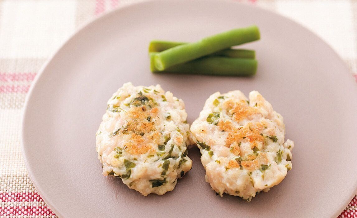 わかめ入り豆腐バーグ （離乳完了期 1才～1才6カ月ごろ）