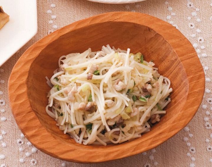 いわし&もやし入りそうめんチャンプルー (離乳後期 9~11カ月ごろ)