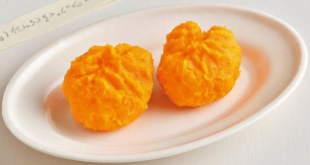 かぼちゃのラップくるくるサラダ （離乳後期 9～11カ月ごろ）