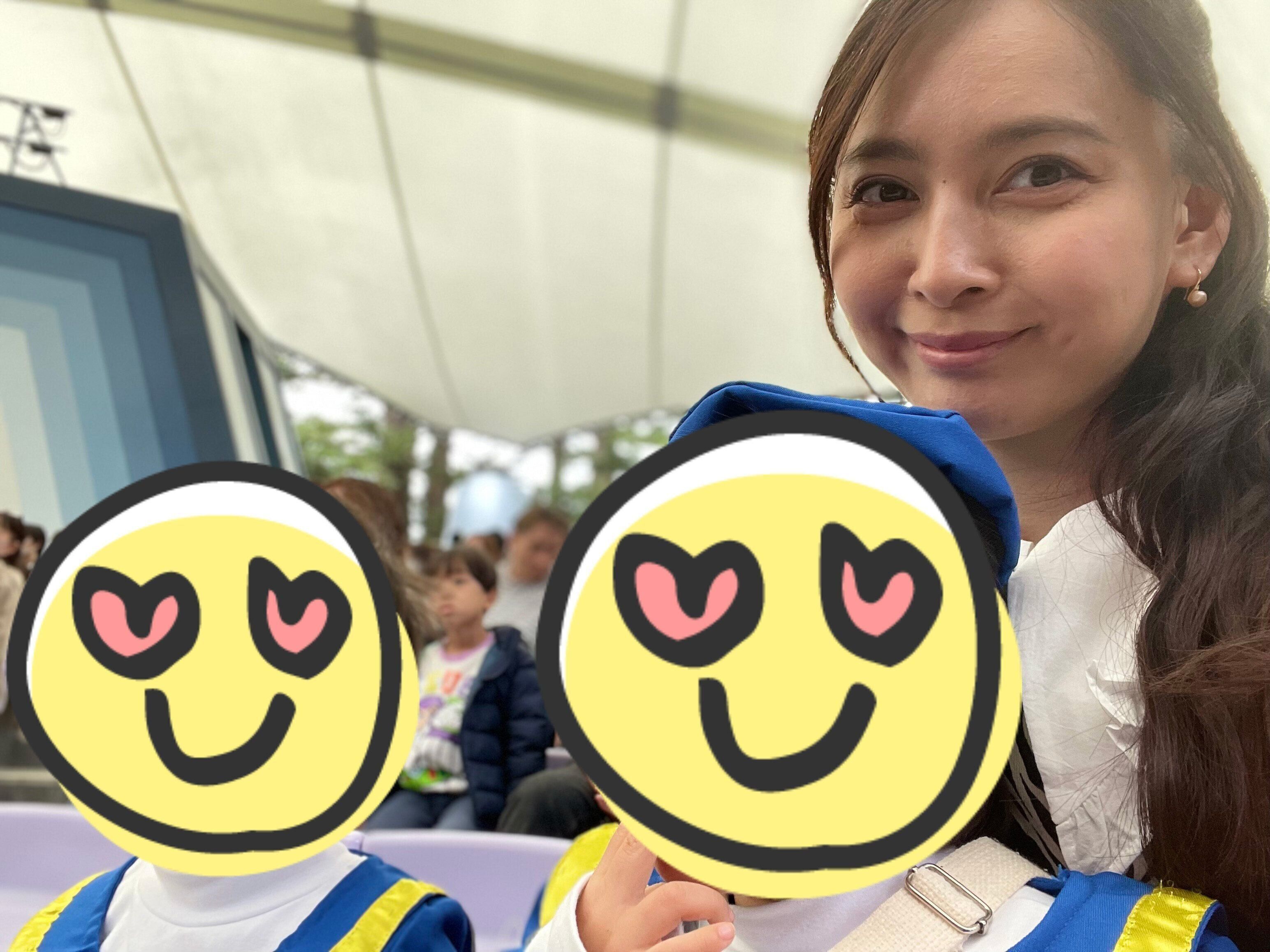 長男と二男との親子写真。