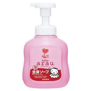スキンケア［ベビーソープ 泡］　サラヤ　アラウ. ベビー 泡全身ソープ