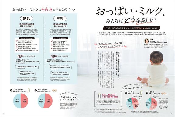 【特集】おっぱい・ミルク、みんなはどう卒業した?
