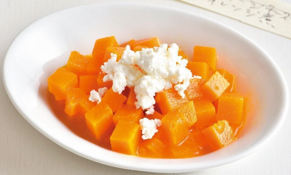 かぼちゃのオレンジ煮 （離乳後期 9～11カ月ごろ）